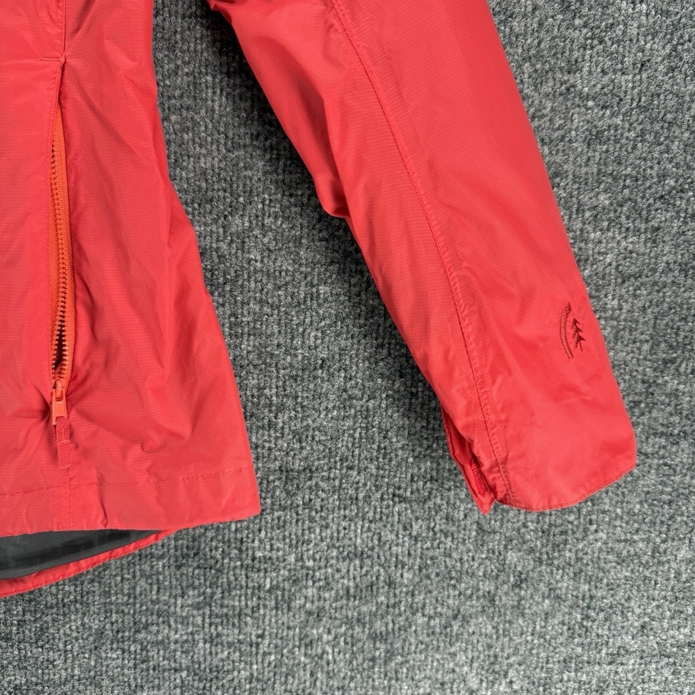 Sierra Designs Jacket Womens S Red Full Zip Long Sleeve Hoodie Windbreaker Rain - Picture 3 of 11
